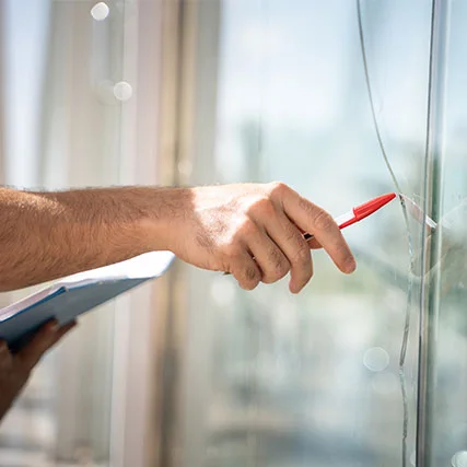 broken glass repair in Lealman, FL